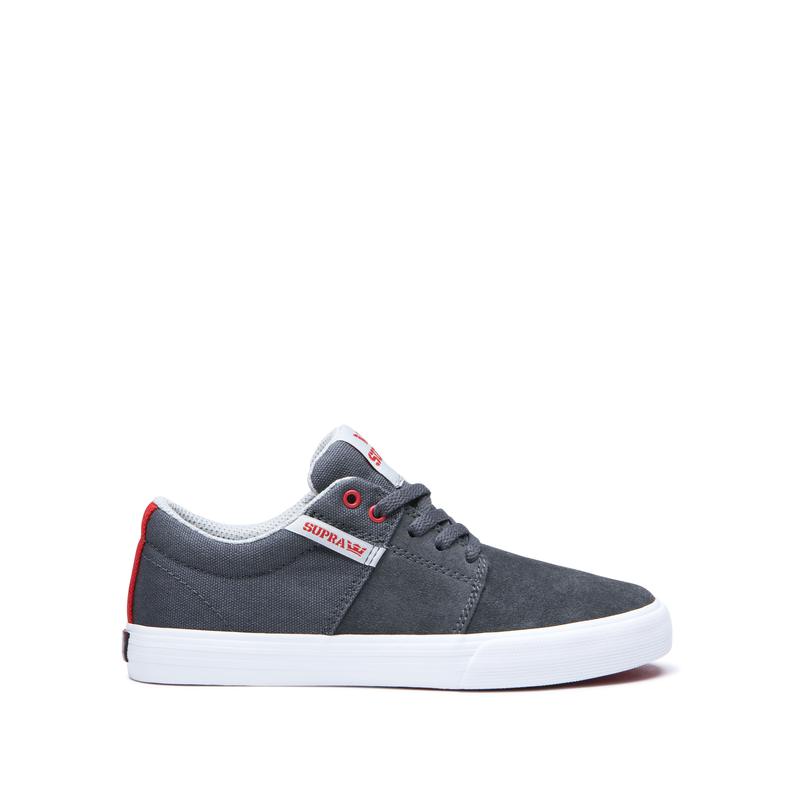 Zapatillas Bajas Supra Argentina Niños - STACKS II VULC Gris Oscuro (ZELSQ-1963)